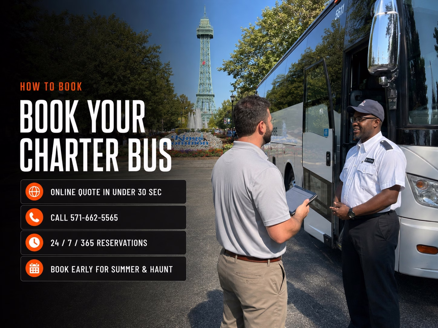 Blog Rent Bus To Kings Dominion Booking