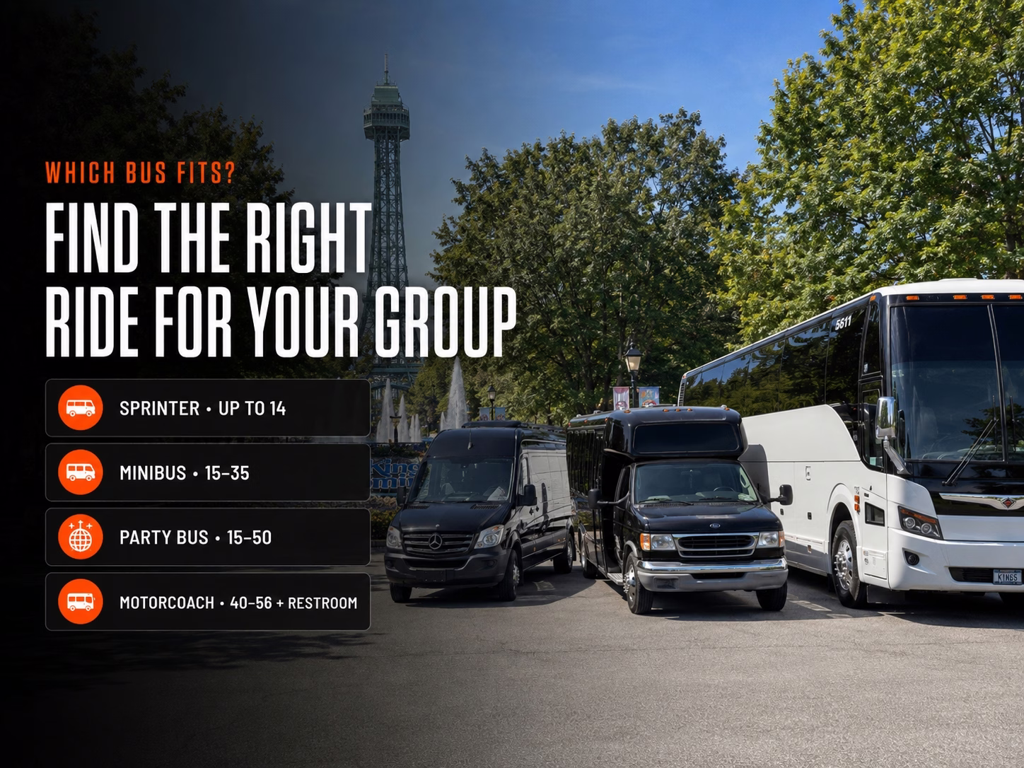 Blog Rent Bus To Kings Dominion Bus Types