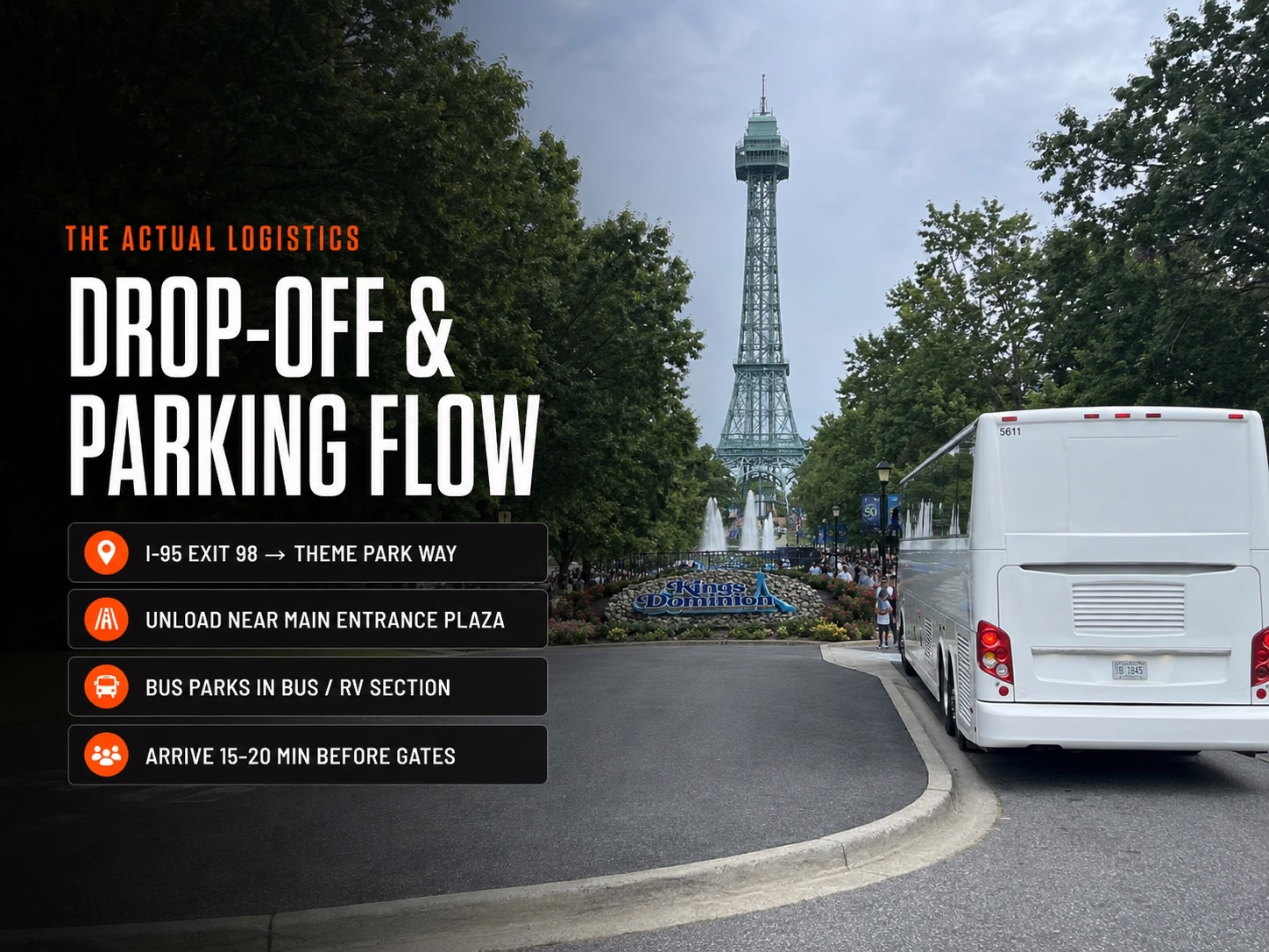 Blog Rent Bus To Kings Dominion Dropoff Parking
