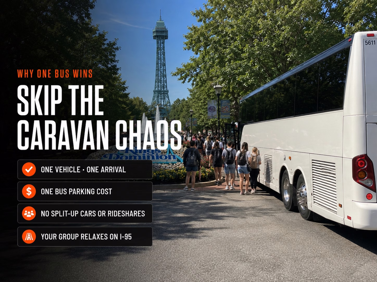 Blog Rent Bus To Kings Dominion Why One Bus Beats The Caravan