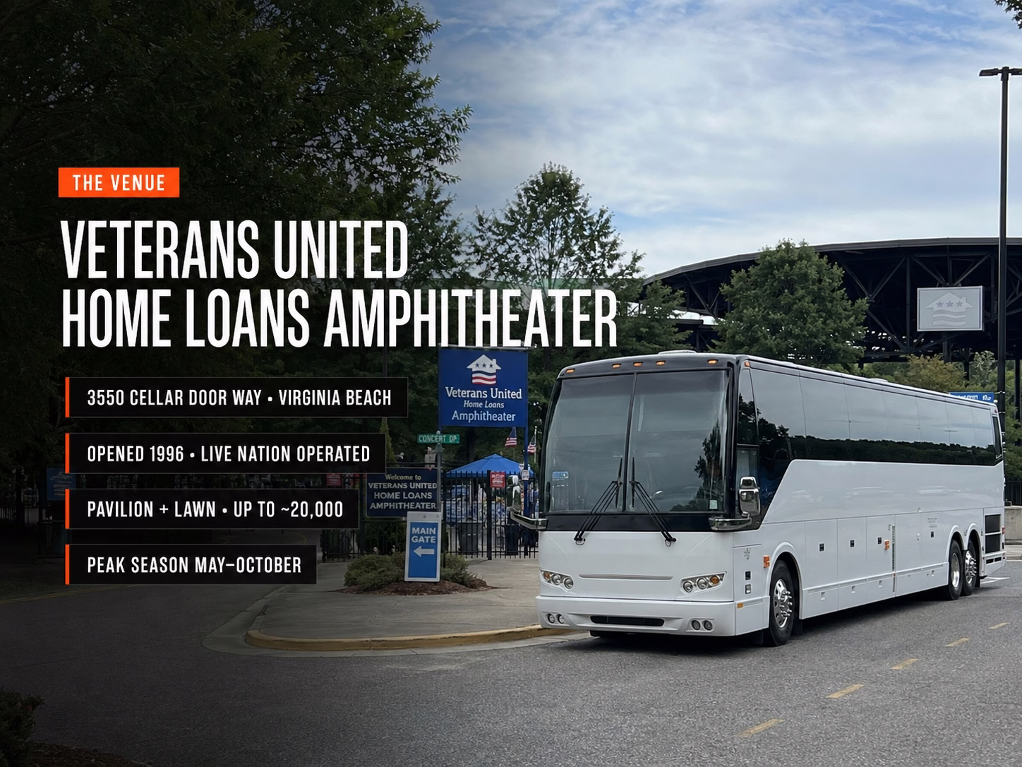 Rent a Bus to Veterans United Home Loans Amphitheater