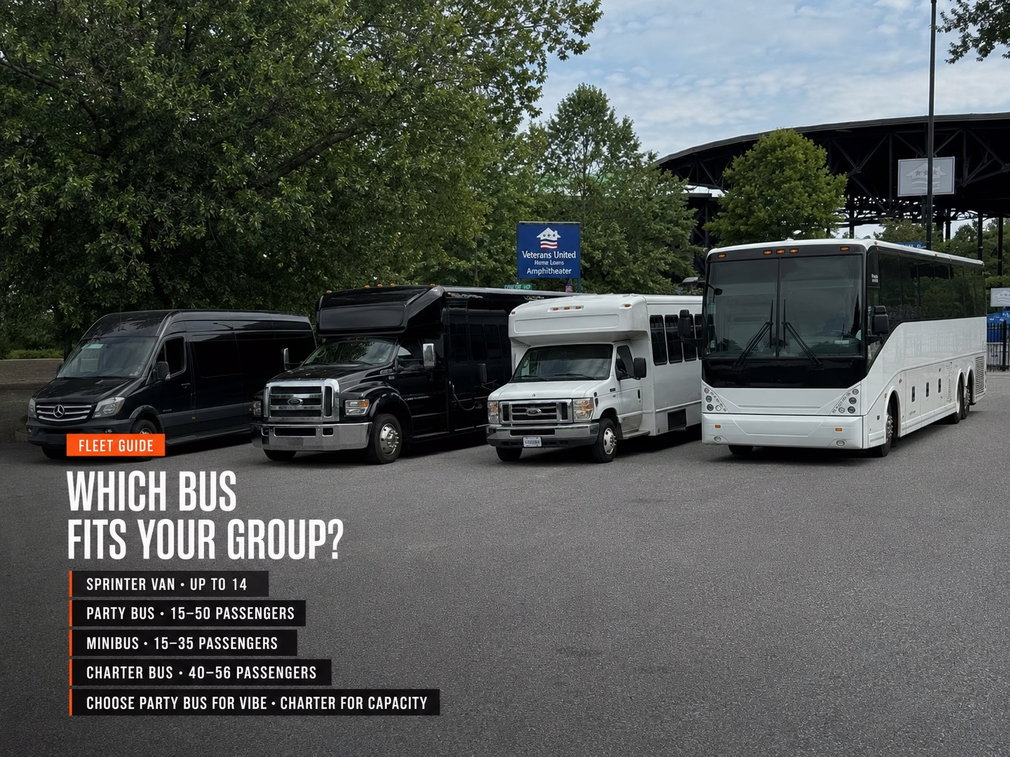Blog Veterans United Home Loans Amphitheater Bus Types