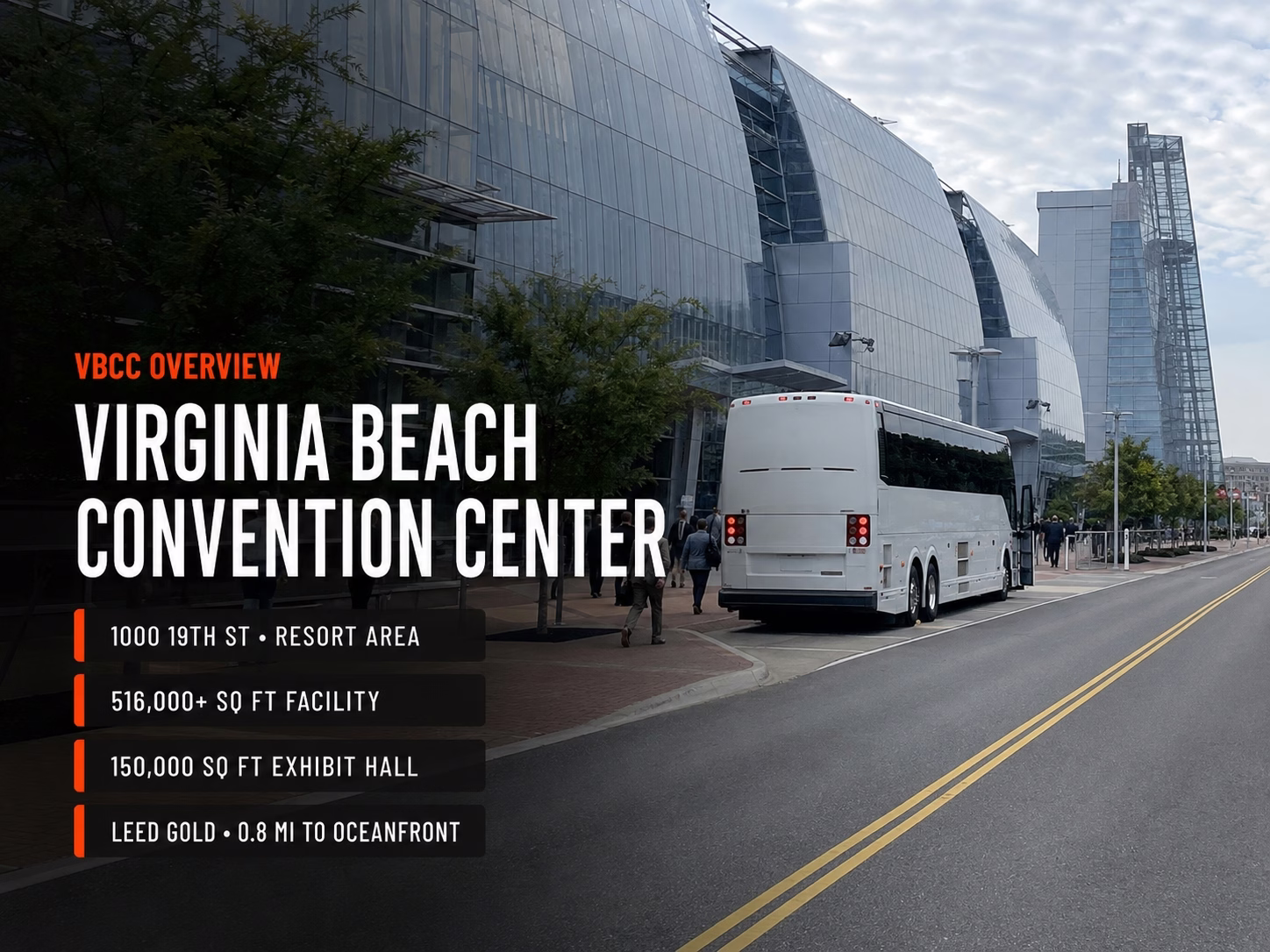 Rent a Bus to the Virginia Beach Convention Center