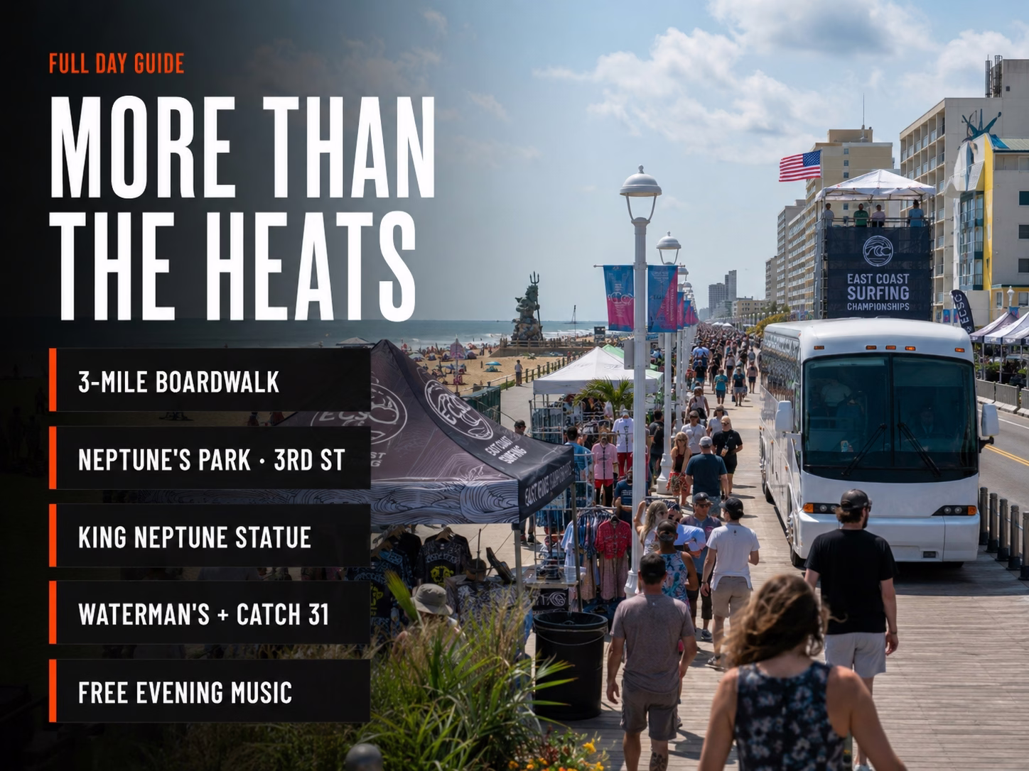 Rent a Bus to the East Coast Surfing Championships