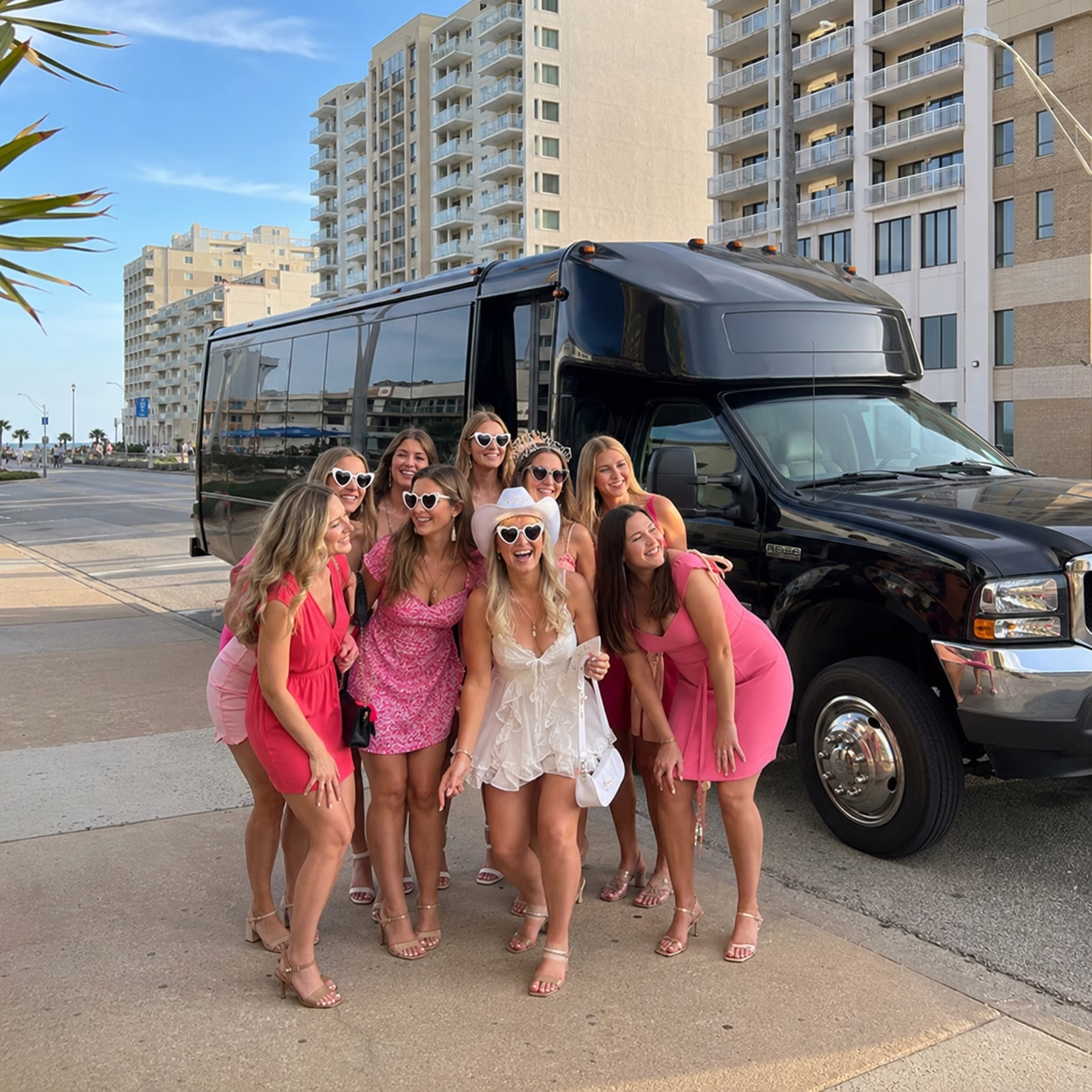Bachelor bachelorette party bus bachelorette party bus party bus exterior group bachelorette night 2 in Hampton Roads