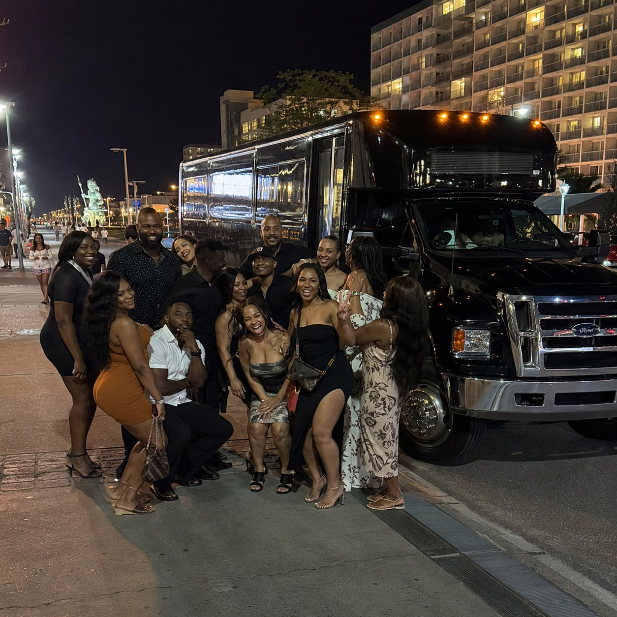 Birthday party bus birthday party bus party bus exterior group birthday 3 in Hampton Roads