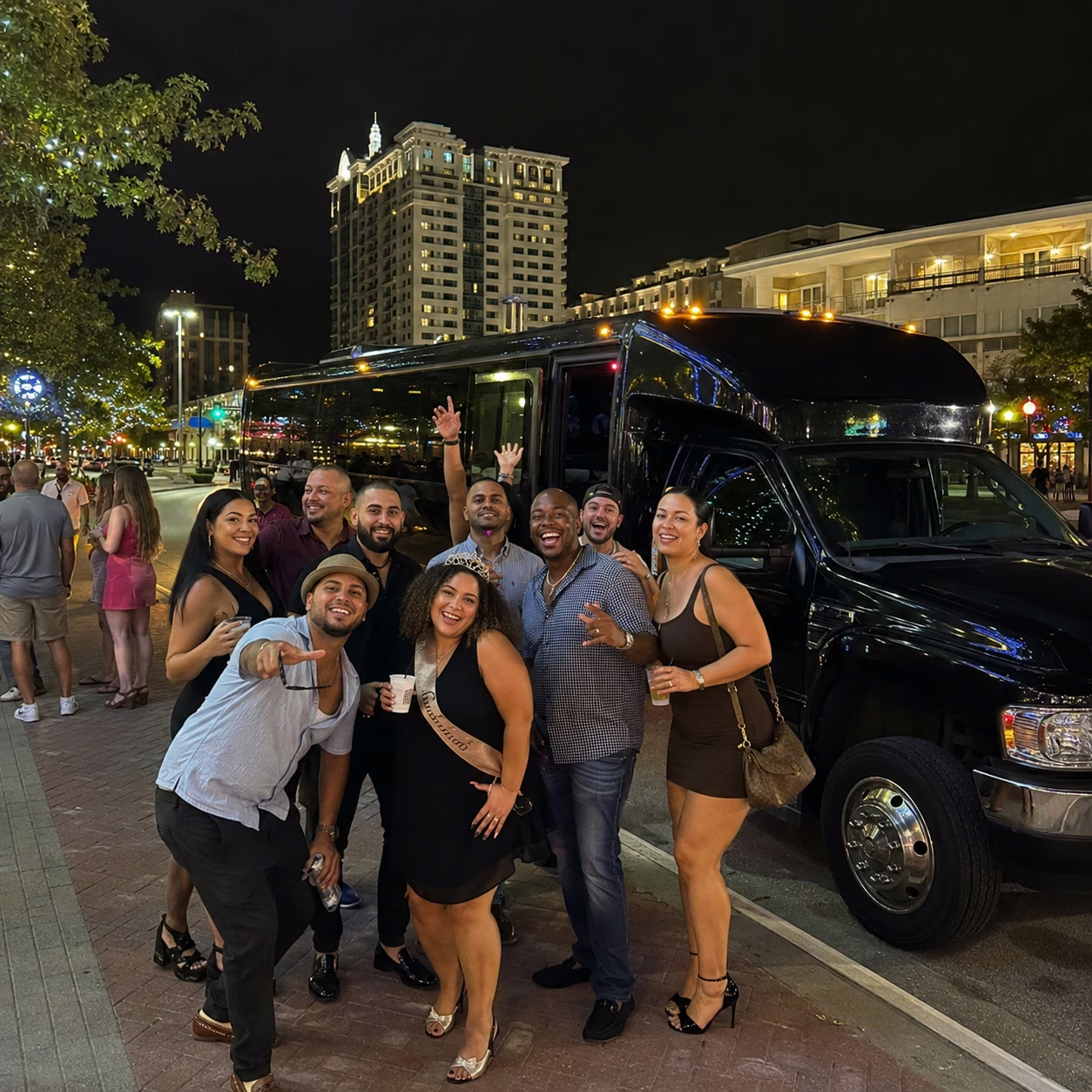 Birthday party bus birthday party bus party bus exterior group birthday 7 in Hampton Roads