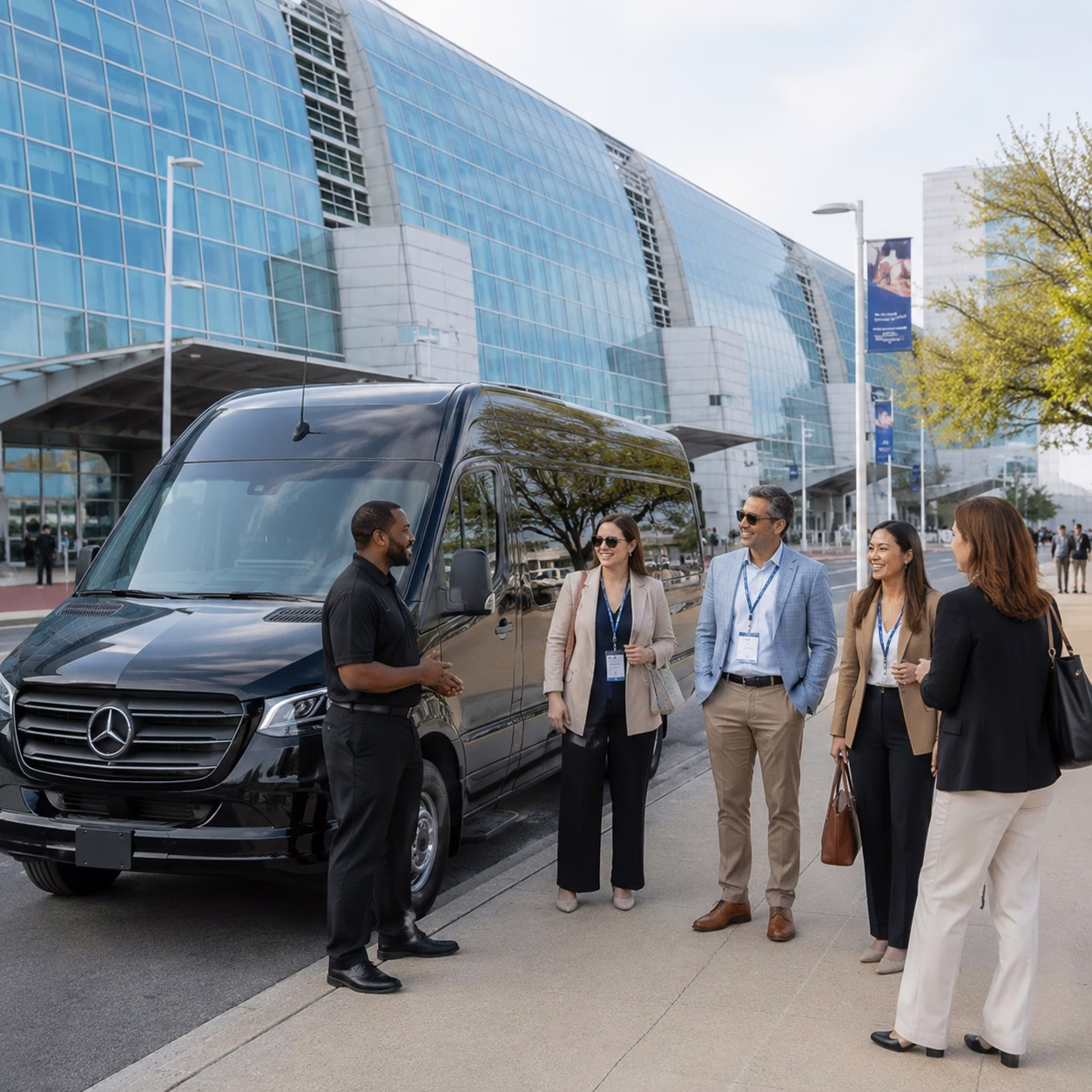 Concert party bus concert party bus sprinter van exterior group concert night in Hampton Roads