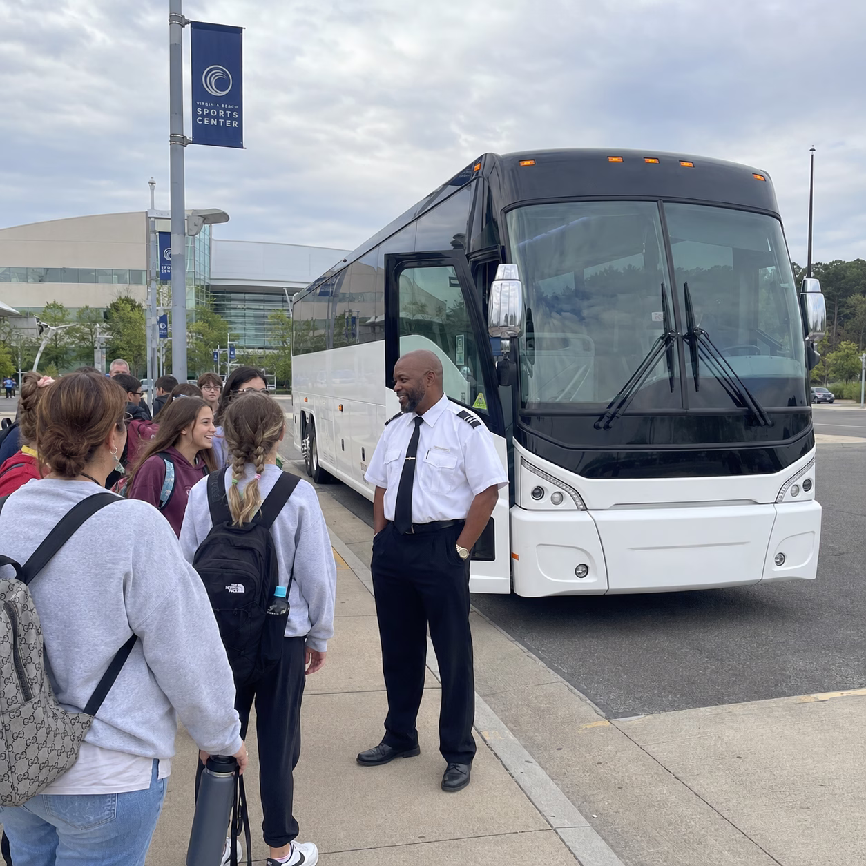 School event bus rental school event bus charter bus with driver school trip 2 in Hampton Roads
