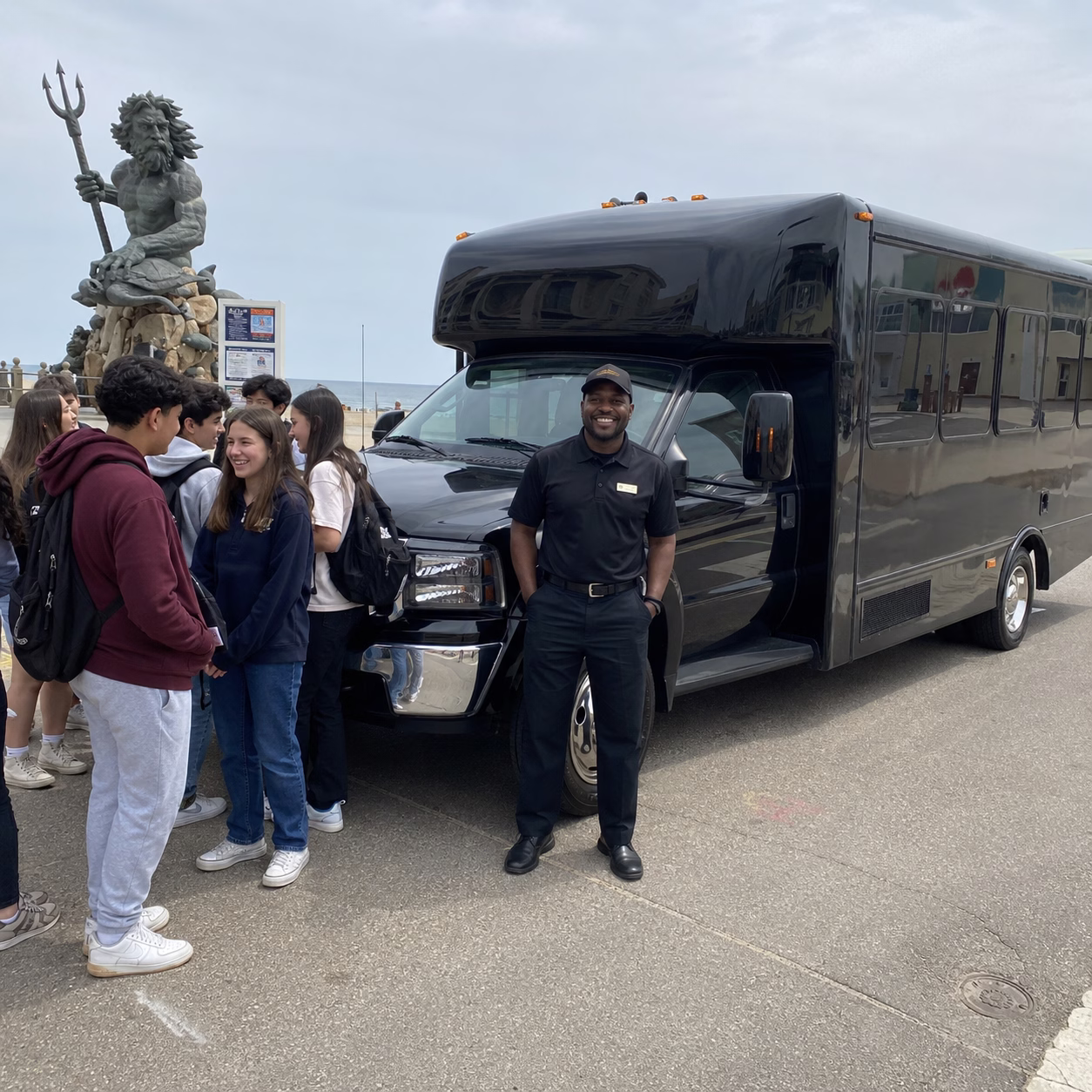 School event bus rental school event bus party bus with driver school trip in Hampton Roads
